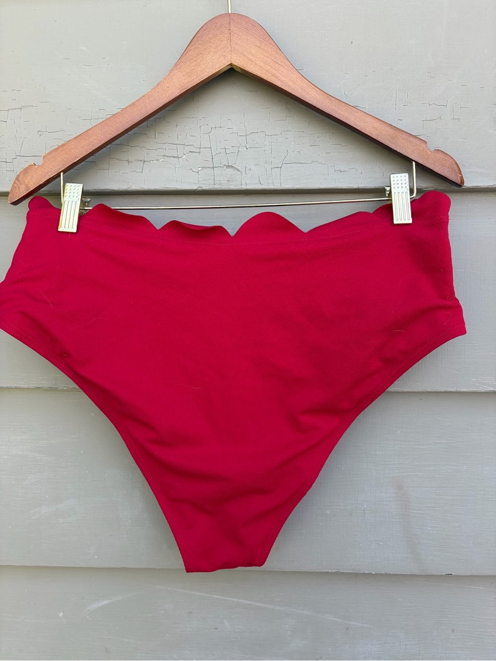 Zaful New 2 piece scalloped swim suit - Picture 6 of 8
